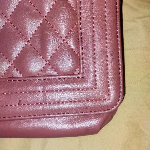 Pink Quilted Handbag - Picture 3 of 3